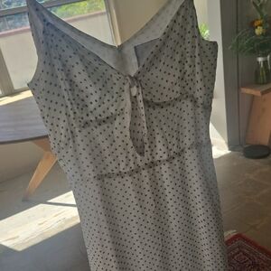 Reformation Black Polka Dot Dress